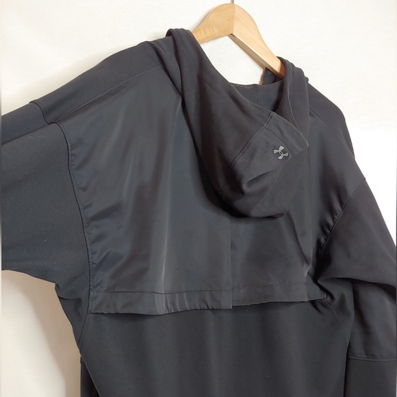 Under Armour UA Generation Parka Black‎ Longline Hooded Jacket 1322076-001 S - Picture 9 of 15